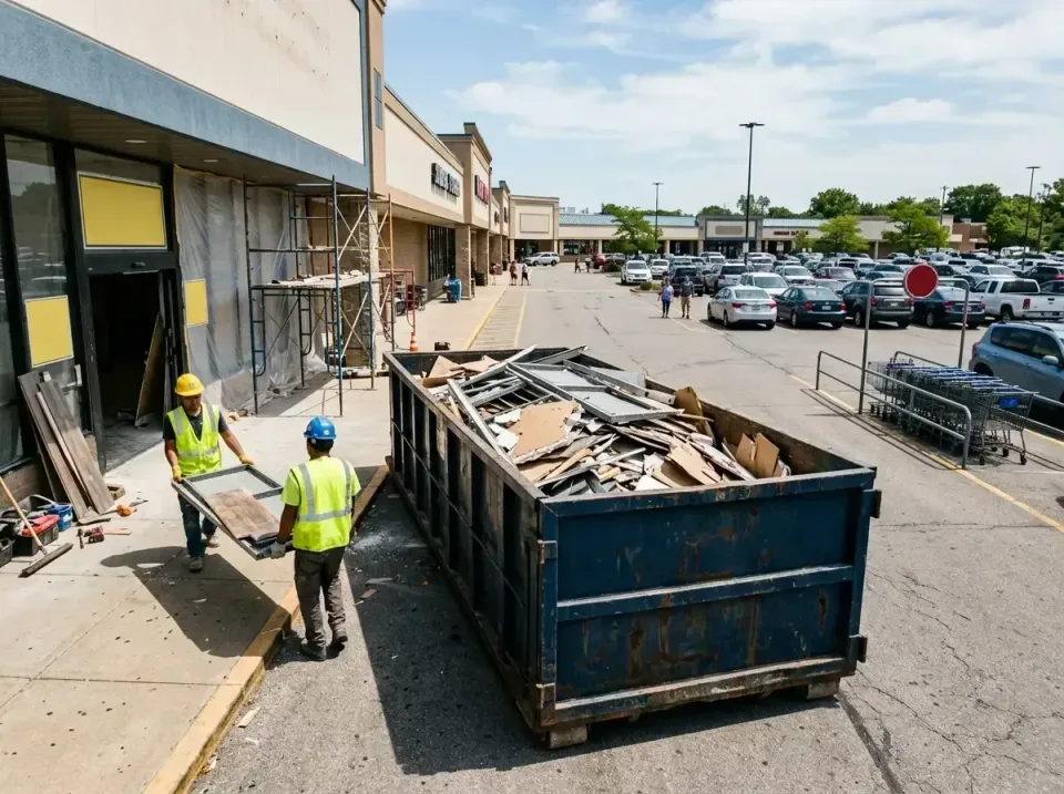 retail-store-renovation-debris-003 — frequently asked questions, Roll-off Dumpster Rentals in Maryville, MO